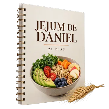 Agenda espiral do guia Jejum de Daniel, 21 dias