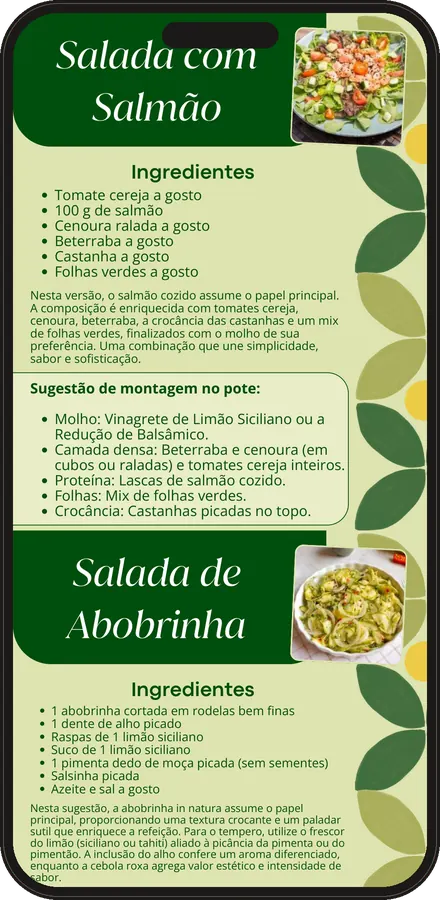Página real: Salada com salmão — guia Saladas no pote