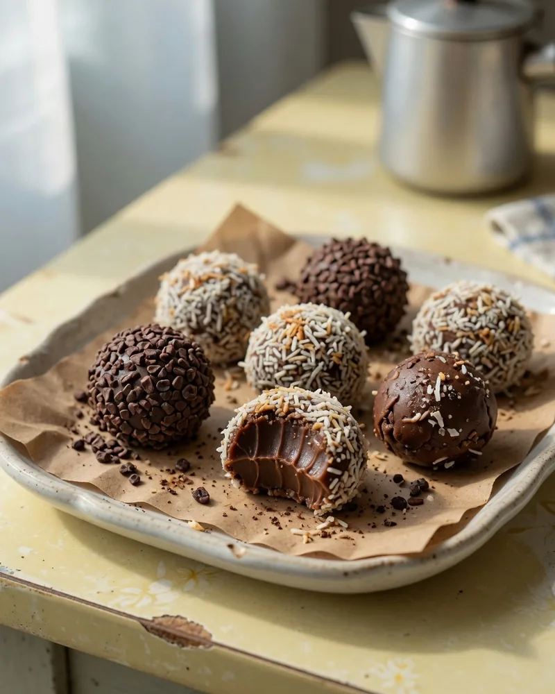 Brigadeiro Fit — foto do prato pronto