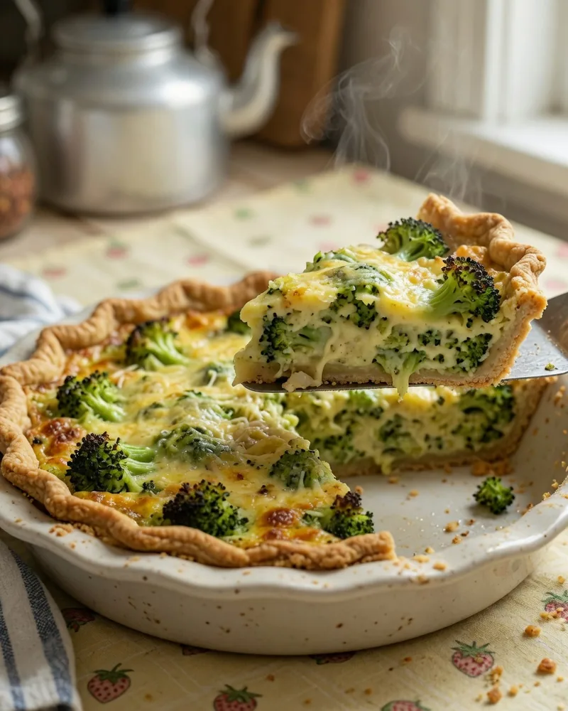 Torta de Brócolis — foto do prato pronto